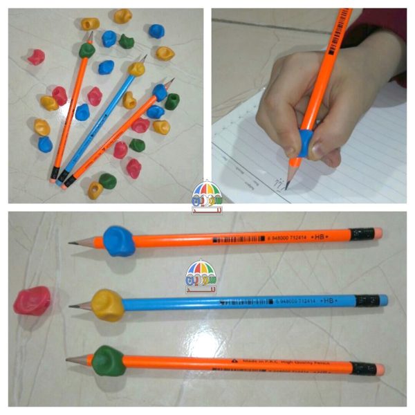 مداد گیر برای کودکانی که مداد را خوب به دست نمی گیرند