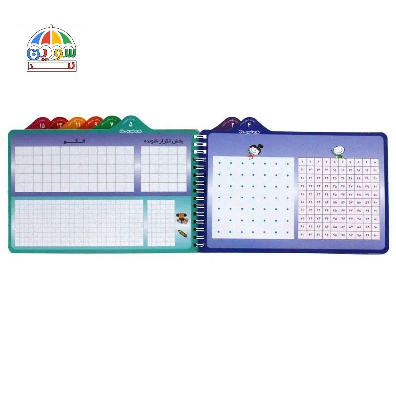 دفترچه کارت های وایت بردی کلاس اول ماوا - Image 3