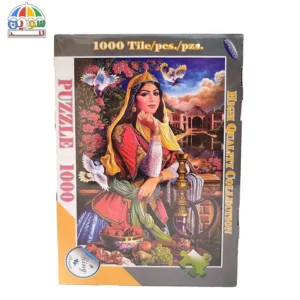 پازل هزار تکه طرح دختر مینیاتوری