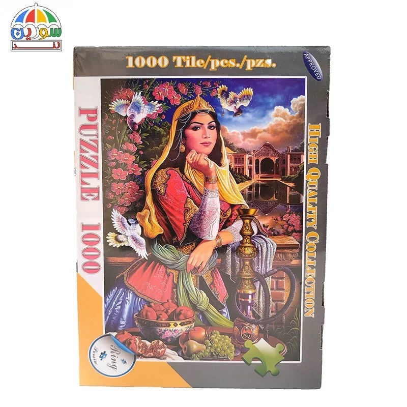 پازل هزار تکه طرح دختر مینیاتوری