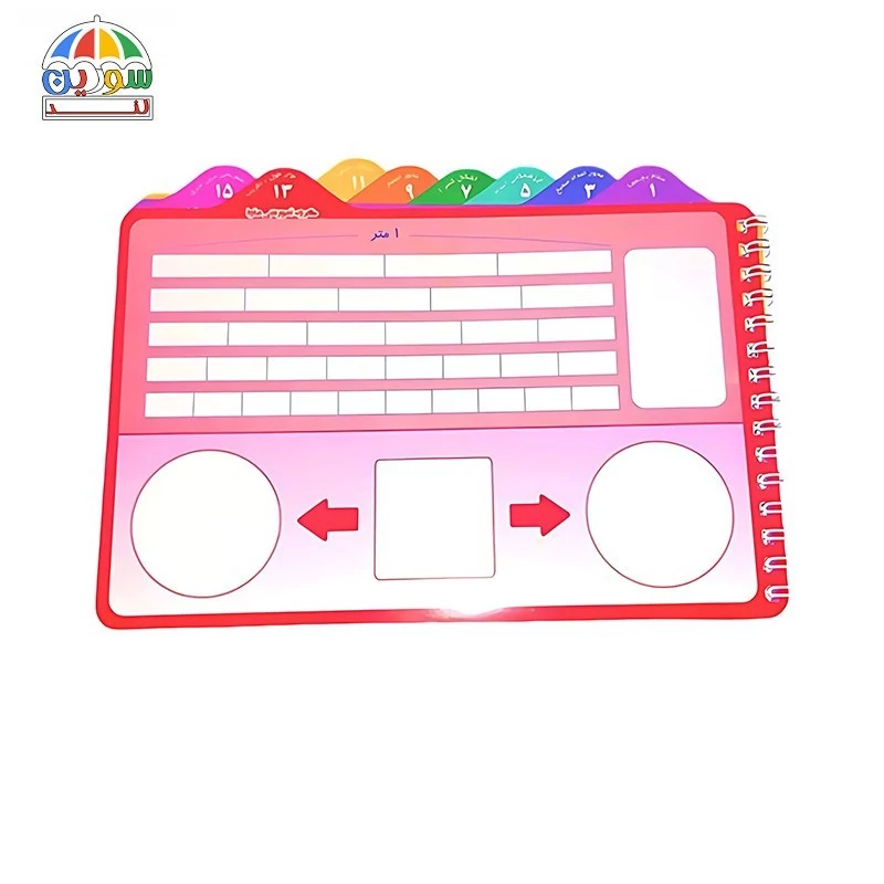 دفترچه کارت های وایت بردی کلاس چهارم ماوا