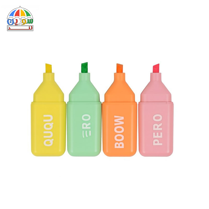 ماژیک هایلایتر خرسی 4 عددی